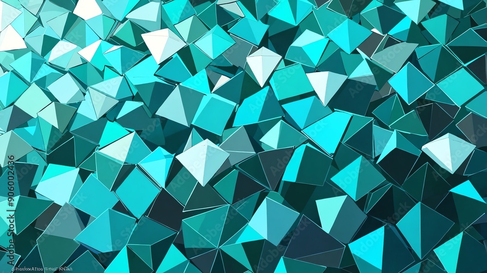Poster teal diamond pattern texture retro abstract background illustration art design backdrop copy space