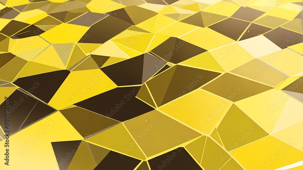 Poster yellow diamond pattern texture retro abstract background illustration art design backdrop copy space