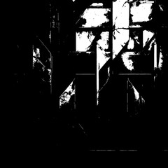 Abstract Metal Background in White and Black