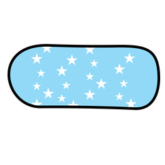 Colored pillow Motif cartoon set