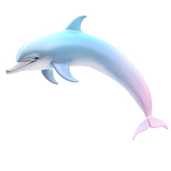 Fototapeta premium Dolphin watercolor style