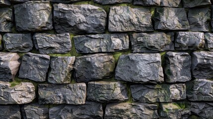 Highly detailed stone wall background