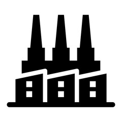 Naklejka premium Factory icon vector illustration graphic design