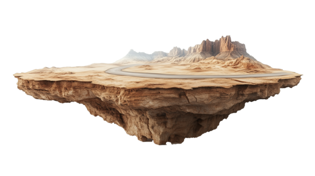 Desert Mesa Floating Island