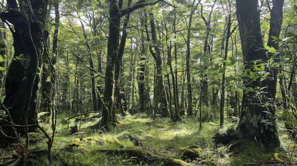 The forest is a symphony of sounds, from the chirping of crickets to the calls of distant birds.