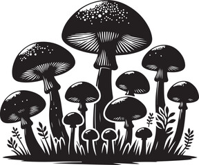 Mushroom vector illustration