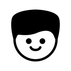 Smiley face icon vector illustration graphic design