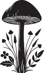 Mushroom vector illustration