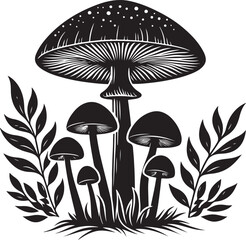 Mushroom vector illustration