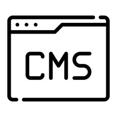 cms line icon