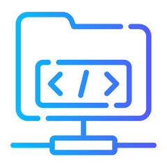 network gradient icon