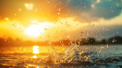The sun's energy drives the water cycle, essential for life on Earth.