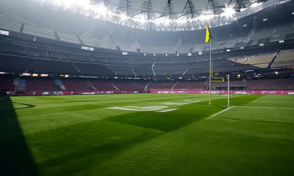 Empty Football Stadium