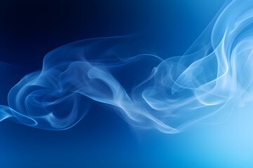 Fototapeta premium Abstract blue smoke background