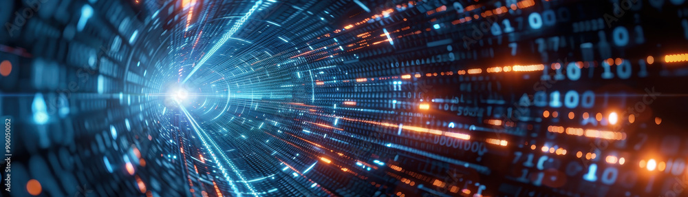 Poster a blue planet with a network of lines connecting it. the lines are glowing and the planet is surroun