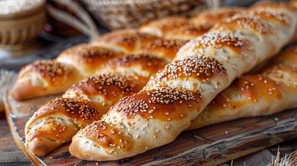 Write about the ritual of preparing traditional Turkish Ramadan bread