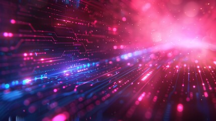 Obraz premium Futuristic Technology Abstract Background