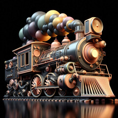 Fototapeta premium old locomotive