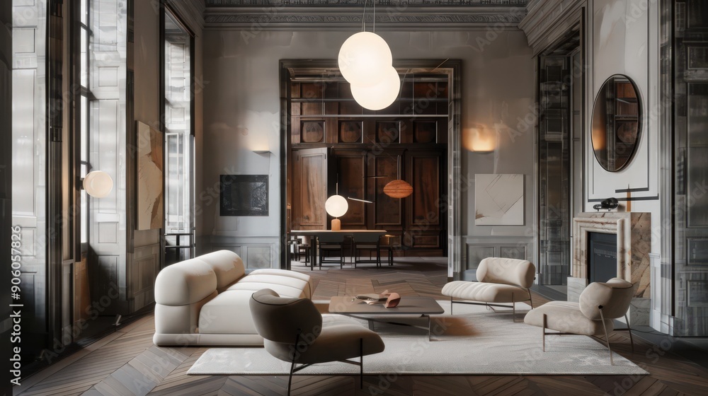 Aufkleber how can statement lighting be used to highlight architectural features in a room