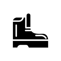 mountain shoes icon design