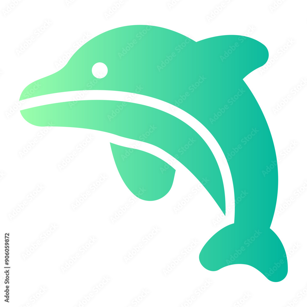 Sticker dolphin