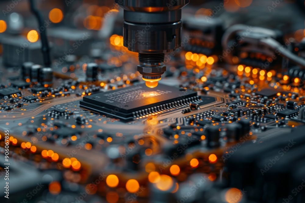 Poster advanced automotive microcircuit assembly with cutting edge soldering and cooling system