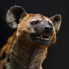 Obraz premium A close up of a wild animal with its mouth wide open