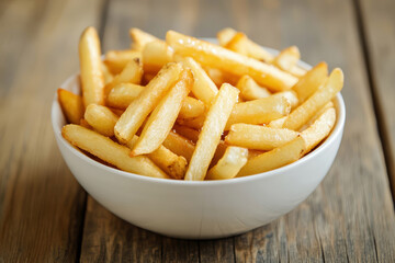 Bowl of tasty French fries