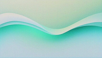 pastel mint color gradient background blurred color flow, grainy texture effect, futuristic banner design