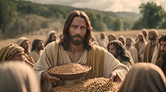 The Miracle of Jesus Feeding 5000