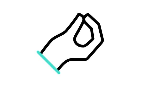 hand holding a pump