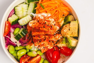 salad with vegetables