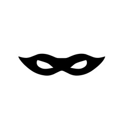 superhero mask silhouette icon