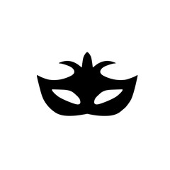 superhero mask silhouette icon