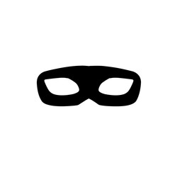 superhero mask silhouette icon