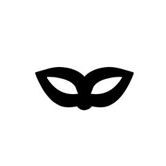 superhero mask silhouette icon