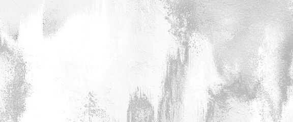 Vector white grunge wall texture for background, wet concrete wall, stain on white concrete wall texture background. 