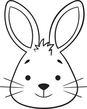 recommend clip art: Cute bunny drawing clipart design illustration