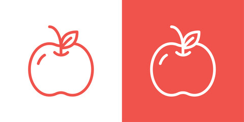 Apple icon vector logo set collection for web app ui