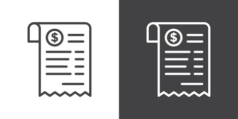 Billing icon vector logo set collection for web app ui