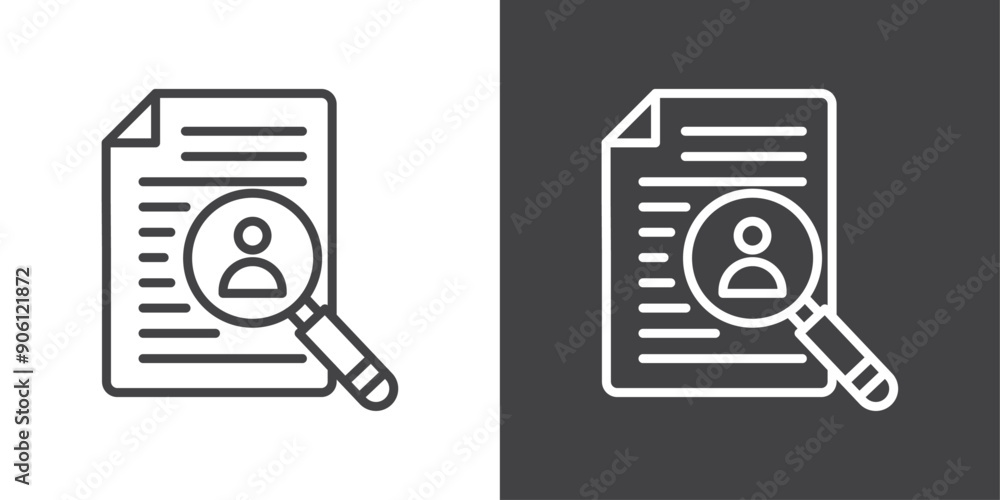 Poster case studies icon vector logo set collection for web app ui