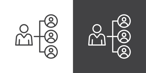 Department head icon vector logo set collection for web app ui