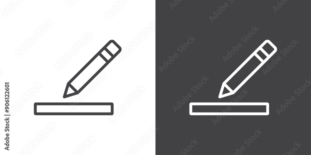 Poster edit text icon vector logo set collection for web app ui