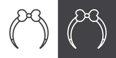 Hair band icon vector logo set collection for web app ui