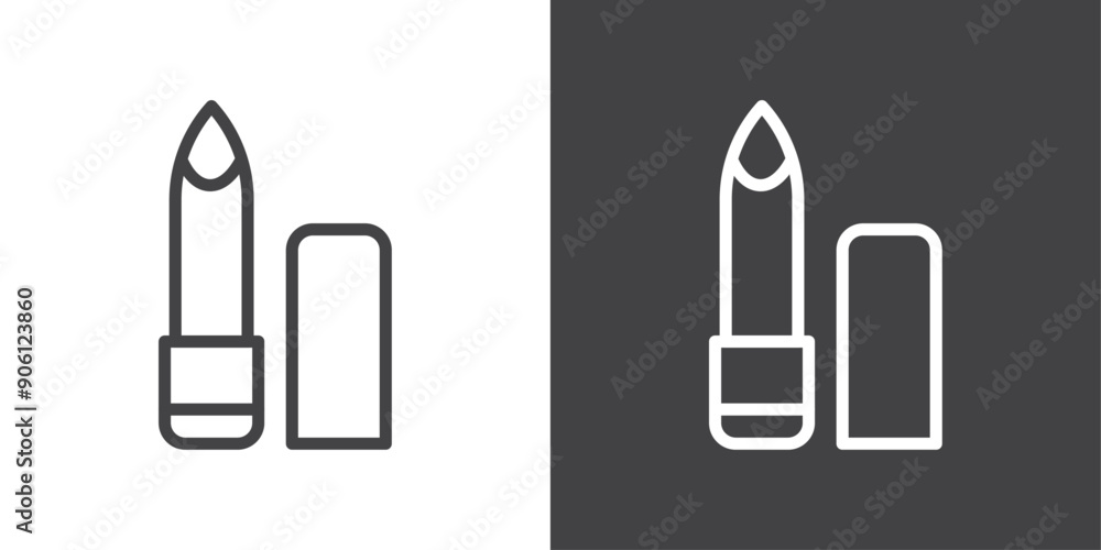 Poster lip balm icon vector logo set collection for web app ui