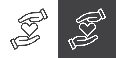 love icon vector logo set collection for web app ui