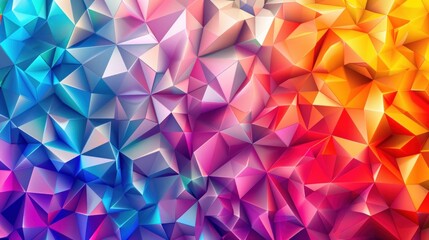 Abstract Colorful Geometric Shapes