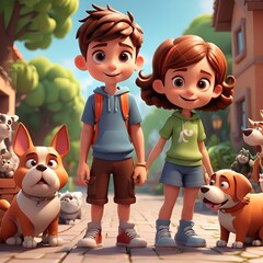 3D Cartoon Characters