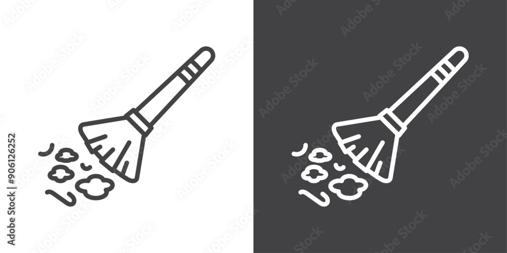 Aufkleber sweeping icon vector logo set collection for web app ui