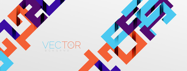 Obraz premium Color bend lines with shadow texture effect. Vector Illustration For Wallpaper, Banner, Background, Card, Book Illustration, landing page
